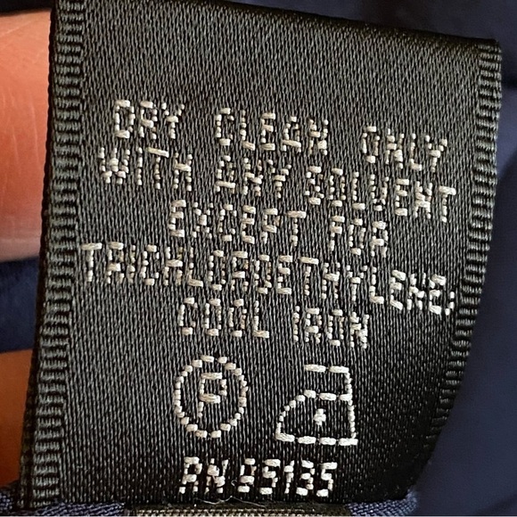 LAFAYETTE 148 NY Virgin Wool Blend Blazer Jacket Blue Size 8 - Picture 12 of 12